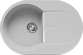 Кухонная мойка Polygran ATOL-760 №314 (Светло-серый) 