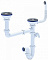  Florentina Вега 360 антрацит, кухонная мойка под столешницу 