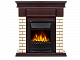  Портал Bricks Classic камень бежевый, шпон темный дуб 