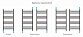  Полотенцесушитель Сунержа ДР "БОГЕМА 1П +" 1000х500 (Состаренная бронза) 