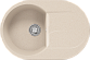 Кухонная мойка Polygran ATOL-760 (№327 Кремовый) 