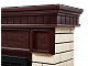  Портал Bricks 30 камень бежевый, шпон темный дуб 
