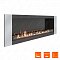  Биокамин SteelHeat LONG-V 1500 XL (Стекло + Стемалит) 