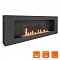  Биокамин SteelHeat WALL 1200 (Стекло) 